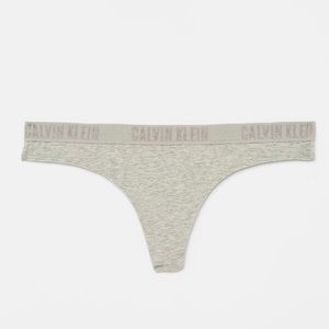Calvin Klein Monochrome Thong in Heather Grey